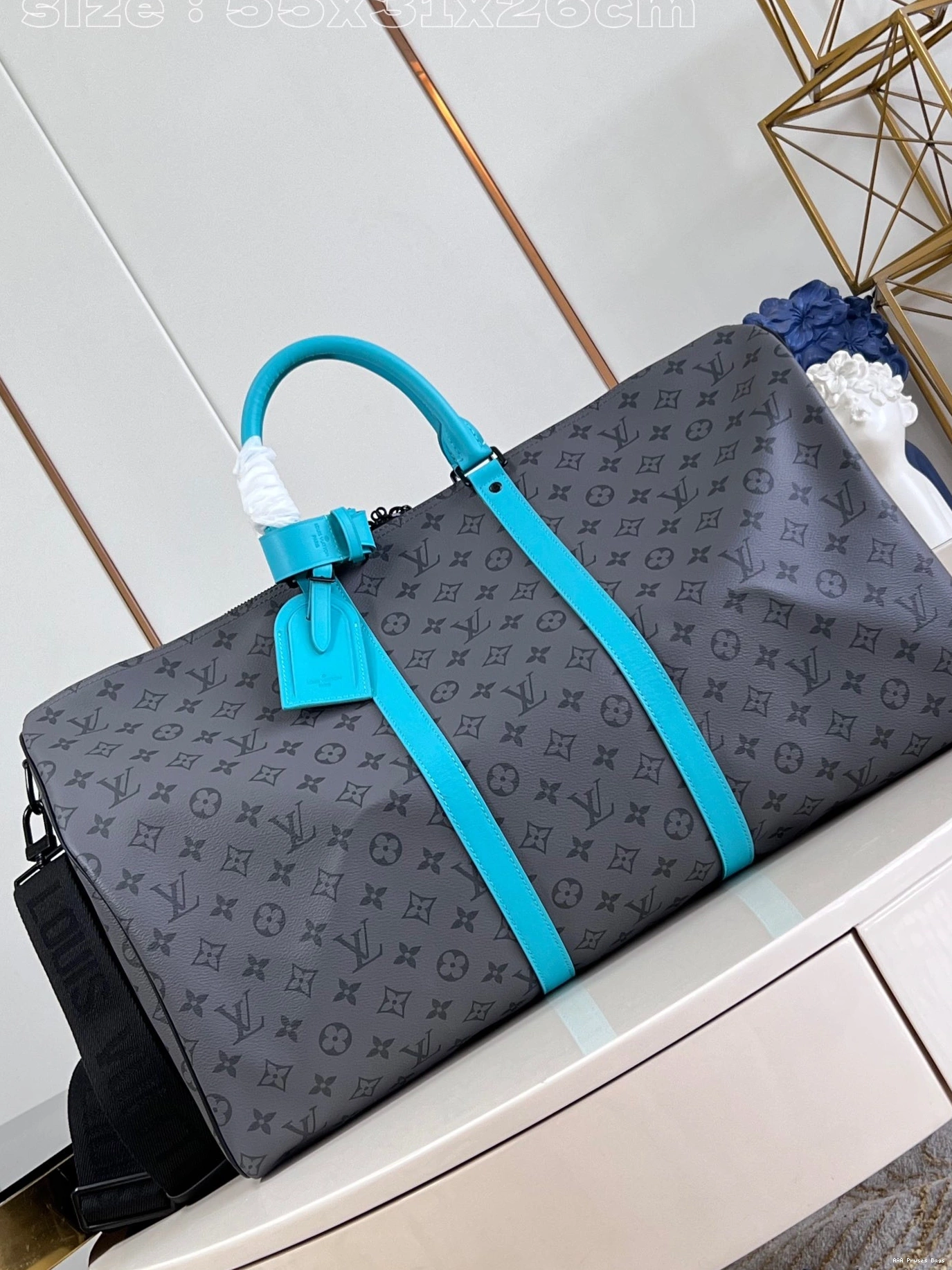 AAA Replica Ru LOUIS 55 BANDOULIERE VUITTON KEEPALL 0813